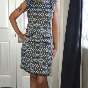Calvin Klein Black White Dress Size 4